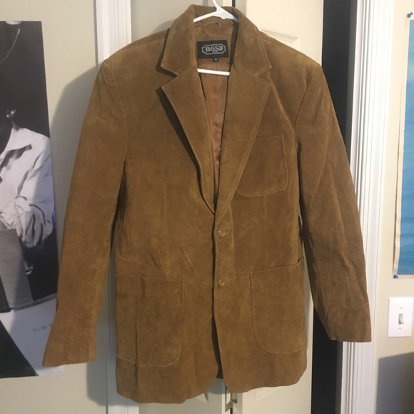 suede blazer mens